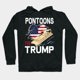 pontoons boat owners support Trump 2020 Hoodie